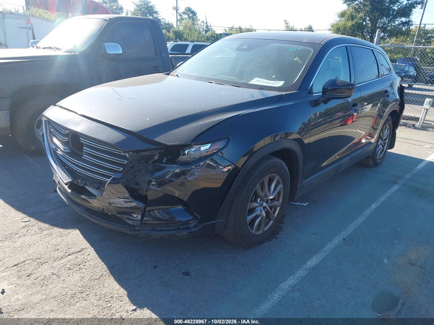Vin: jm3tcacyxj0229810, lot: 46728955, mazda cx-9 touring 20182