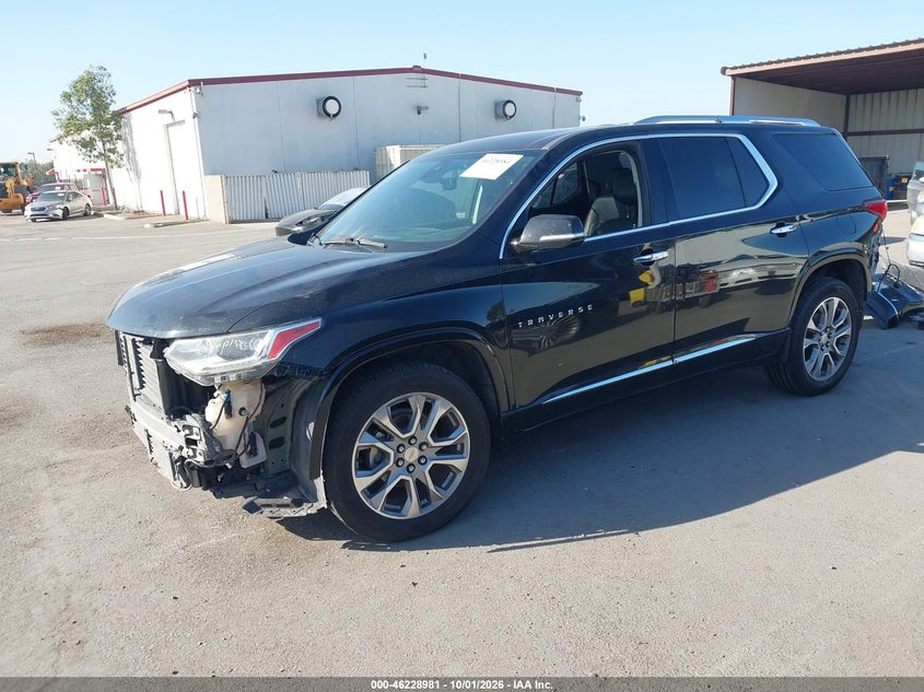 Vin: 1gnerkkwxjj244332, lot: 46728969, chevrolet traverse premier 20182