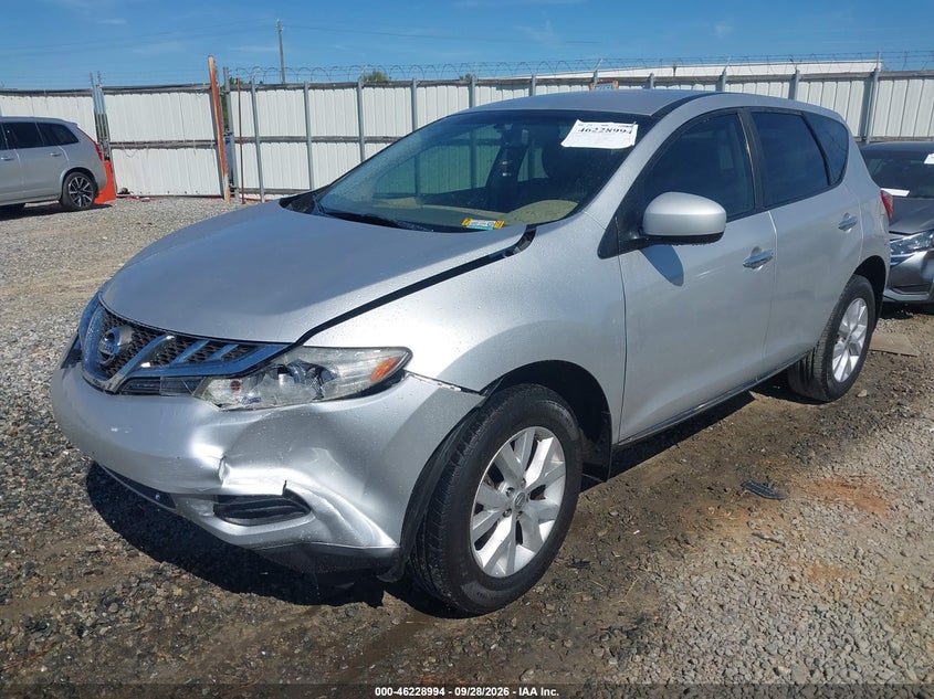 Vin: jn8az1mu4cw112755, lot: 46728982, nissan murano s 20122