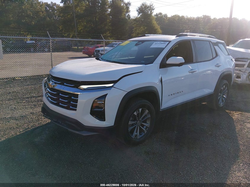 Vin: 3gnaxheg5sl225323, lot: 46728994, chevrolet equinox fwd lt 20252