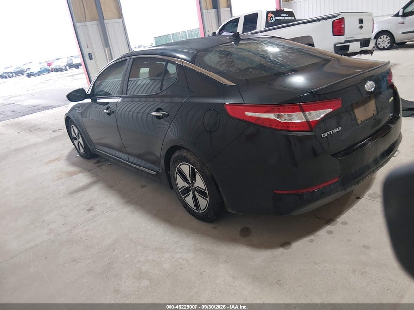 2012 KIA OPTIMA HYBRID auction photo 3