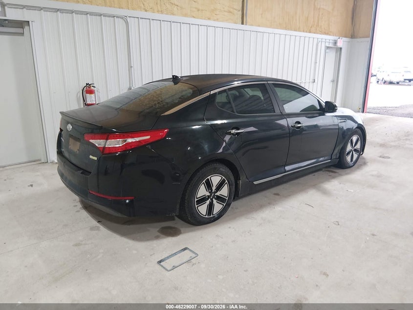 2012 KIA OPTIMA HYBRID auction photo 4