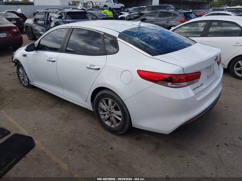 Vin: 5xxgt4l33hg165957, lot: 46728996, kia optima lx 20173