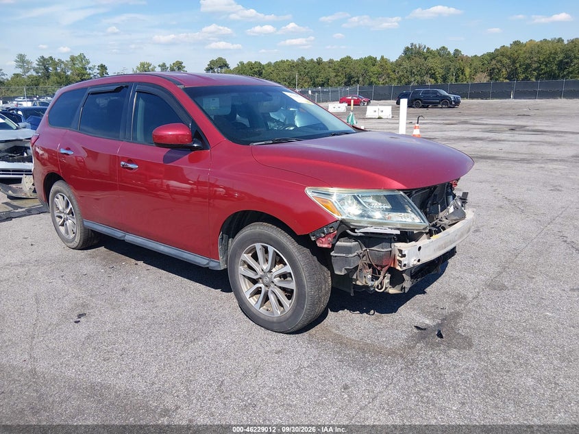 Vin: 5n1ar2mm5dc671313, lot: 46729000, nissan pathfinder s 20131