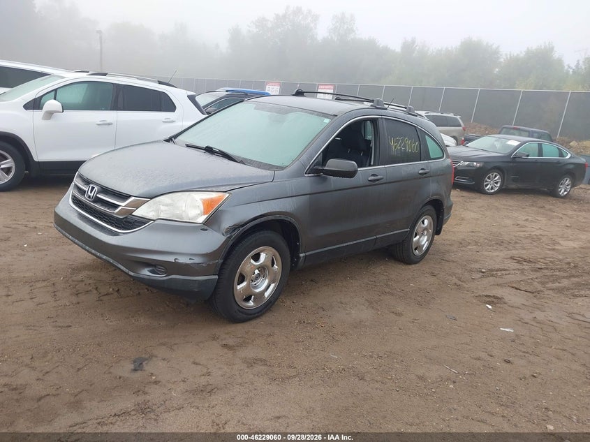 2010 Honda Cr-V Lx, Обычный износ, IAAI, VIN 5J6RE4H30AL086080 — фото 2