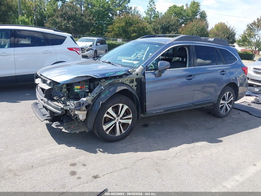 Vin: 4s4bsenc8j3218993, lot: 46729050, subaru outback 3.6r limited 20182