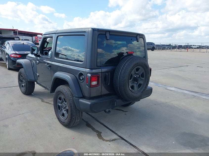 Vin: 1c4pjxan3tw160308, lot: 46729070, jeep wrangler sport 4x4 20263