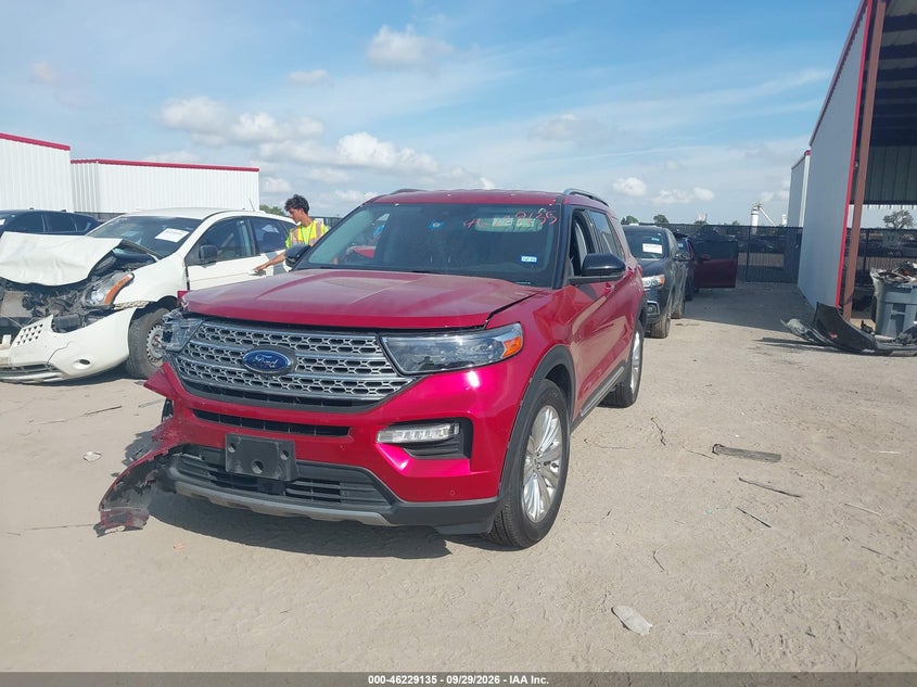 Vin: 1fmsk7fhxmgb42938, lot: 46729123, ford explorer limited 20212