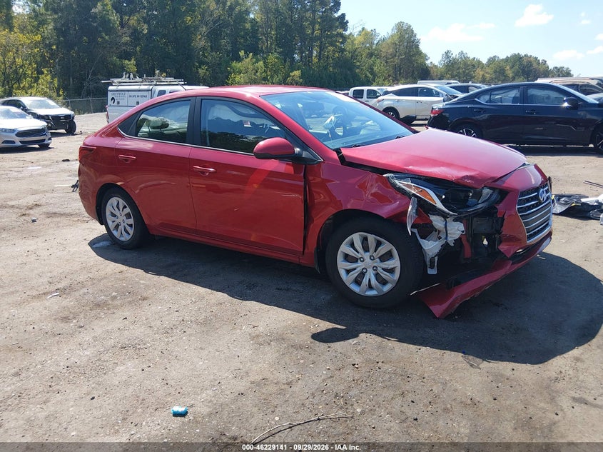 Vin: 3kpc24a61ne158167, lot: 46729129, hyundai accent se 20221