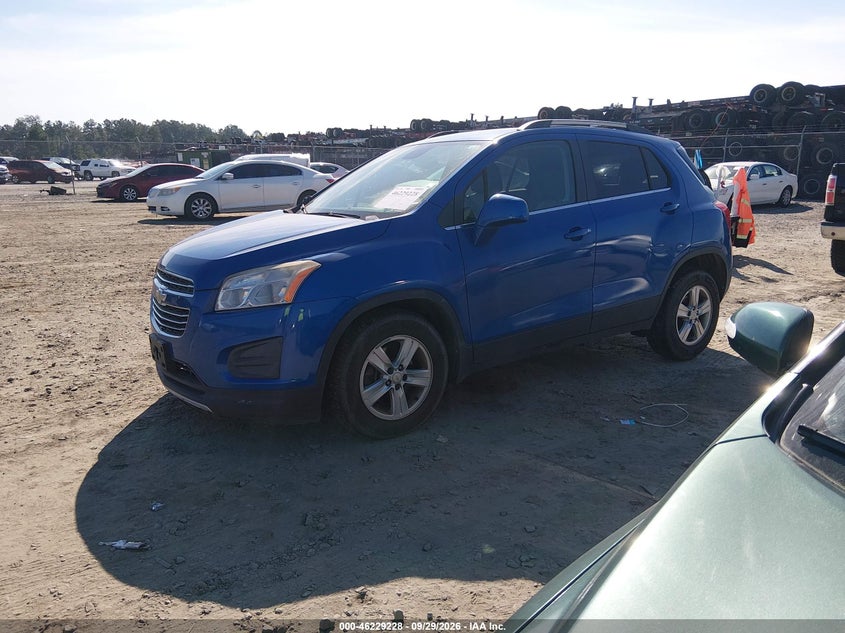 CHEVROLET TRAX 2016 VIN KL7CJPSB4GB615308