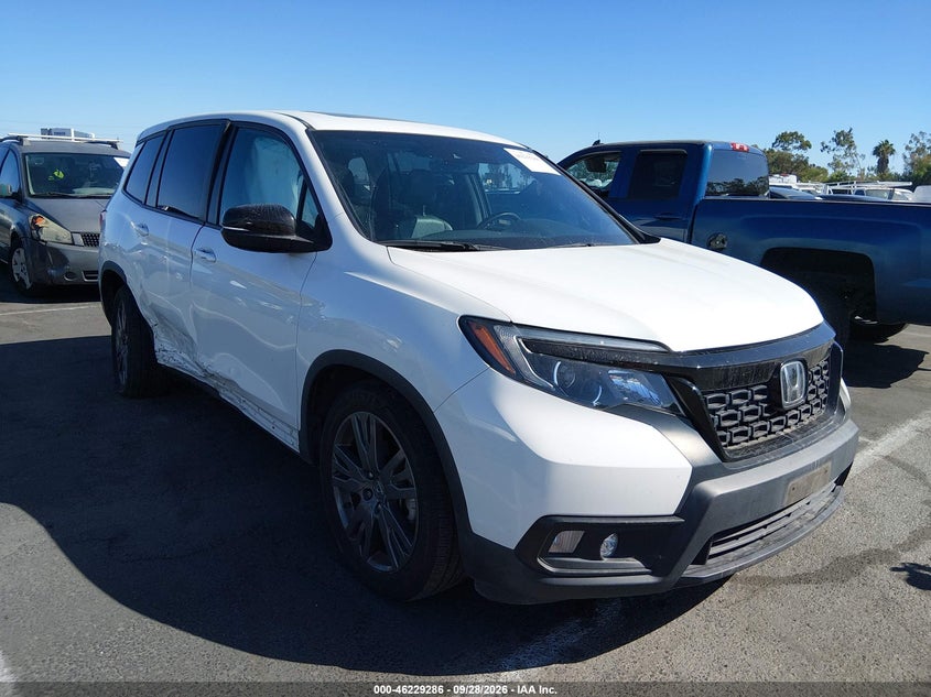 Vin: 5fnyf7h59kb009469, lot: 46729274, honda passport ex-l 20191