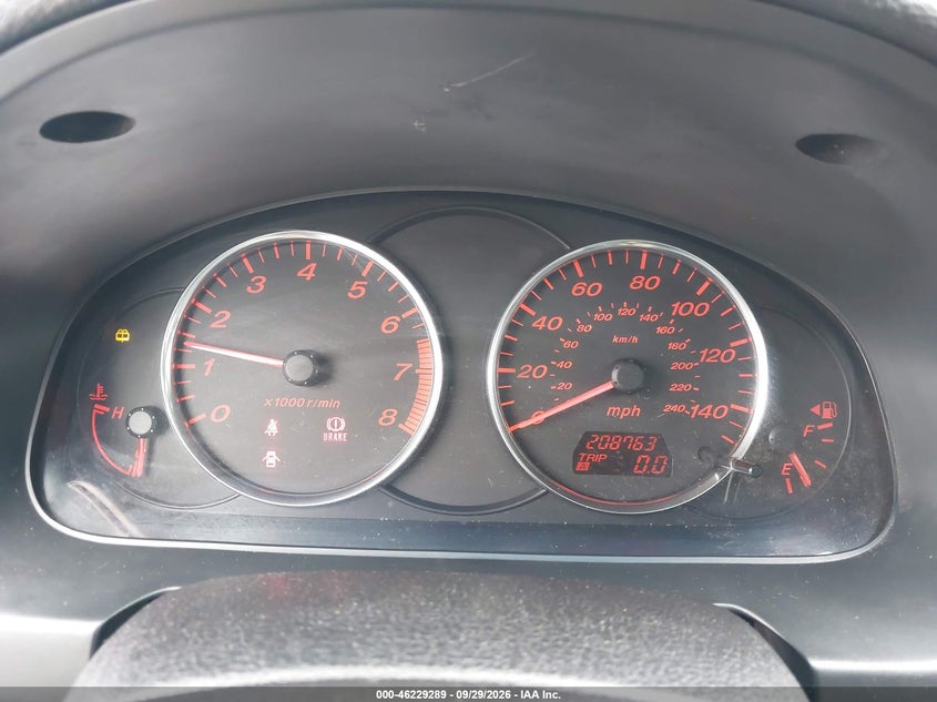 MAZDA MAZDA6 2005 VIN 1YVHP84D755M53627