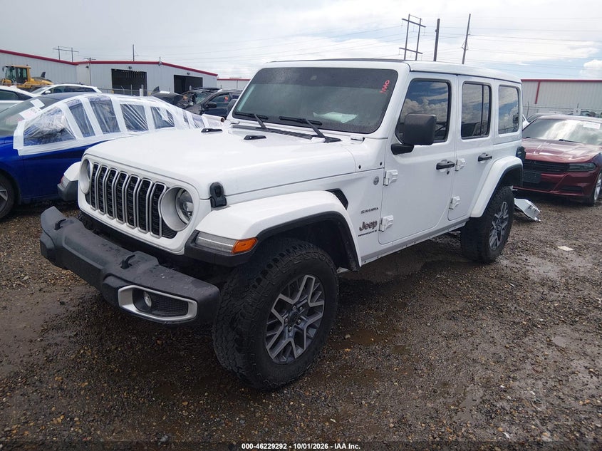 Vin: 1c4pjxeg2rw285580, lot: 46729280, jeep wrangler 4-door sahara 4x4 20242