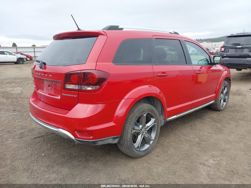Vin: 3c4pddgg9ht515171, lot: 46729291, dodge journey crossroad plus awd 20174