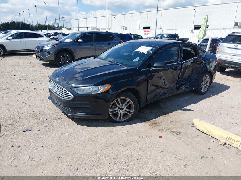 Vin: 3fa6p0hd3jr203288, lot: 46729321, ford fusion se 20182