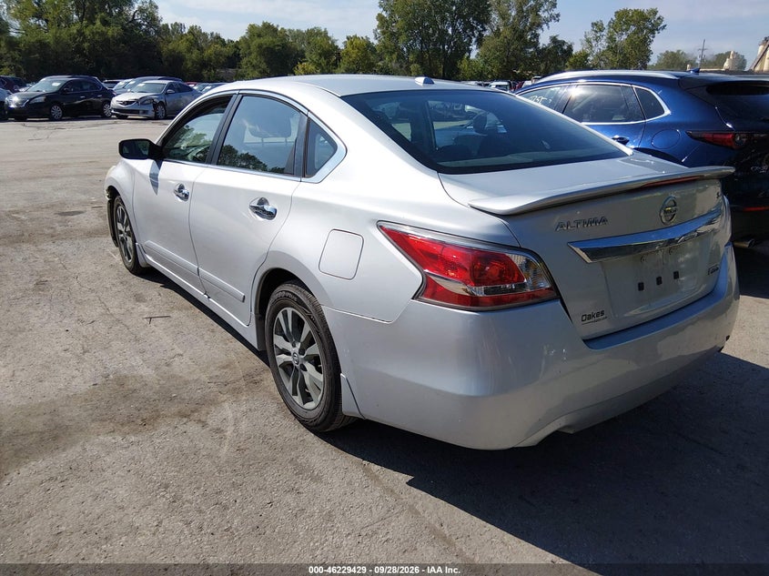 Vin: 1n4al3ap3fn918450, lot: 46729417, nissan altima 2.5 s 20153