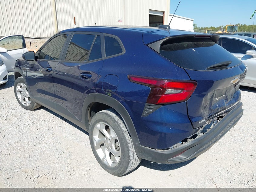 Vin: kl77lfe21rc136052, lot: 46729448, chevrolet trax fwd sp 20243