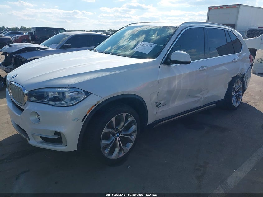 2018 BMW X5 xDrive35I, Left Rear, IAAI, VIN 5UXKR0C52JL070362 — photo 2