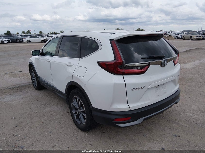 Vin: 2hkrw2h55nh616093, lot: 46729536, honda cr-v awd ex 20223