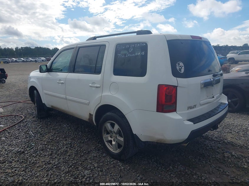 HONDA PILOT 2011 VIN 5FNYF3H62BB033971