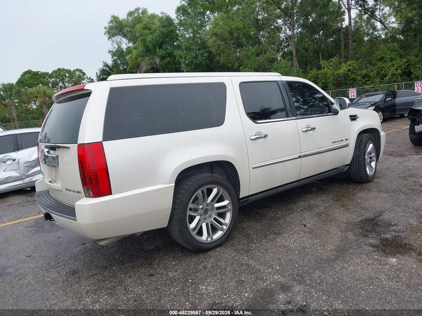 Vin: 1gys3kefxcr195852, lot: 46729575, cadillac escalade esv platinum edition 20124