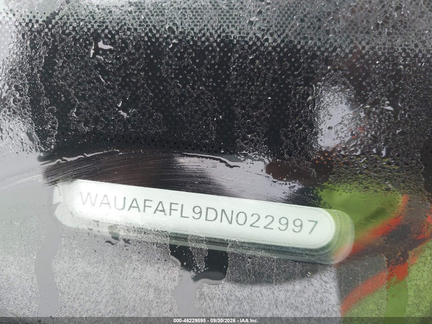 AUDI A4 2013 VIN WAUAFAFL9DN022997