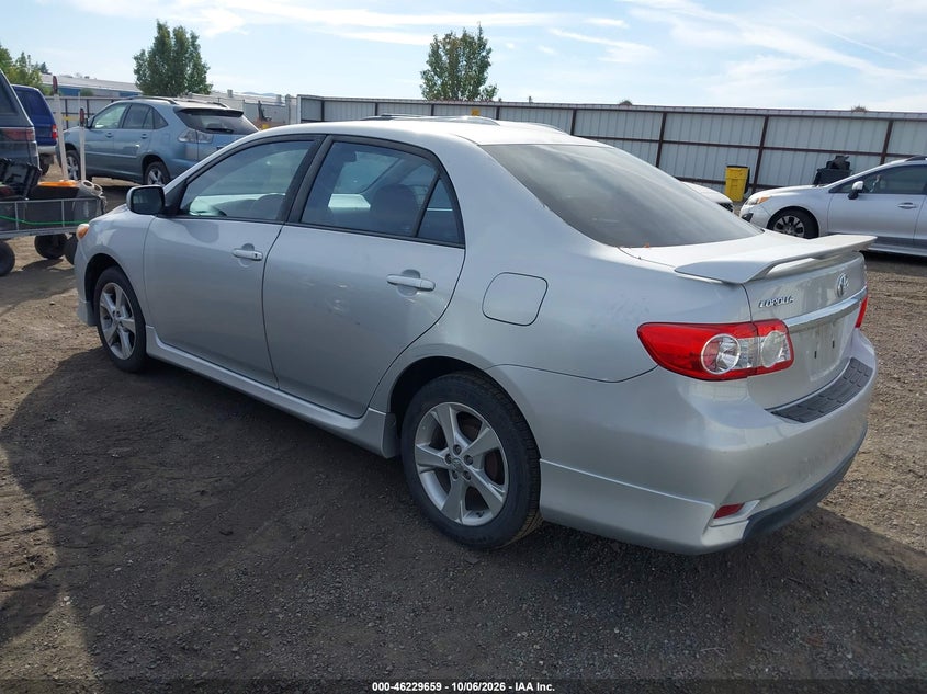 Vin: 5yfbu4ee7dp088629, lot: 46729647, toyota corolla s 20133