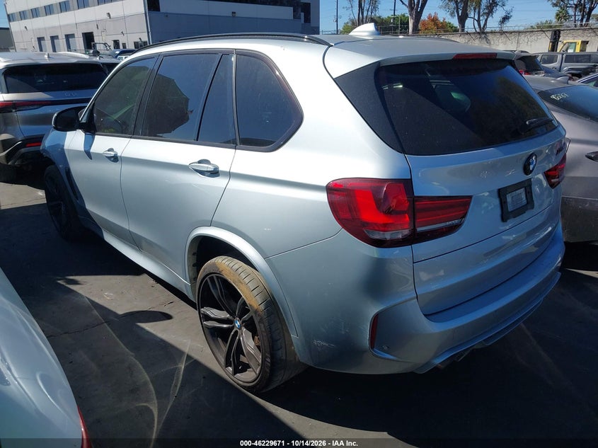 Vin: 5ymkt6c38h0x20562, lot: 46729659, bmw x5 m 20173