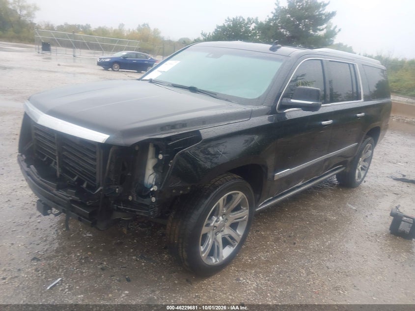 Vin: 1gys4jkj1hr187386, lot: 46729669, cadillac escalade esv premium luxury 20172