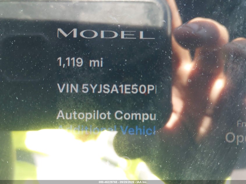 2023 TESLA MODEL S auction photo 7