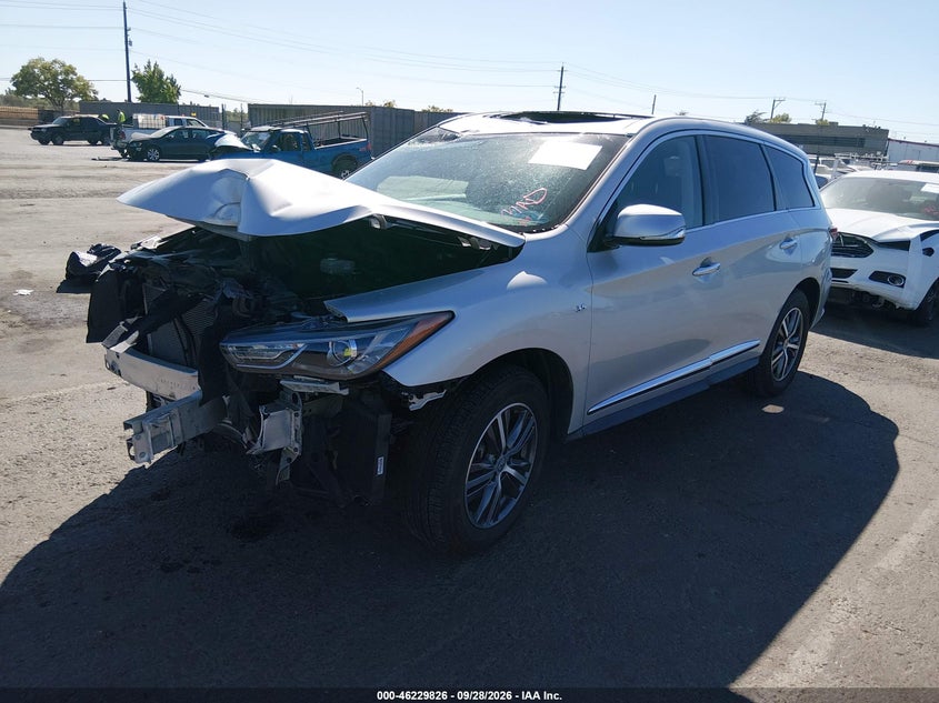 Vin: 5n1al0mm4gc518853, lot: 46729814, infiniti qx60 20162
