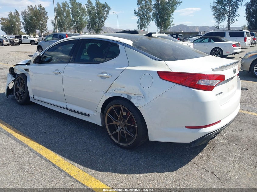 Vin: 5xxgr4a62dg092618, lot: 46729873, kia optima sx 20133
