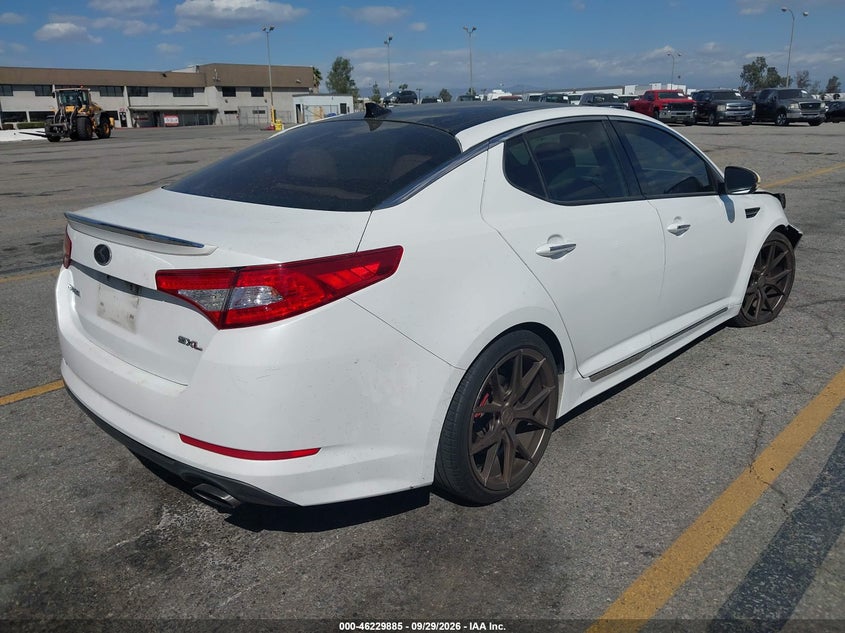 Vin: 5xxgr4a62dg092618, lot: 46729873, kia optima sx 20134