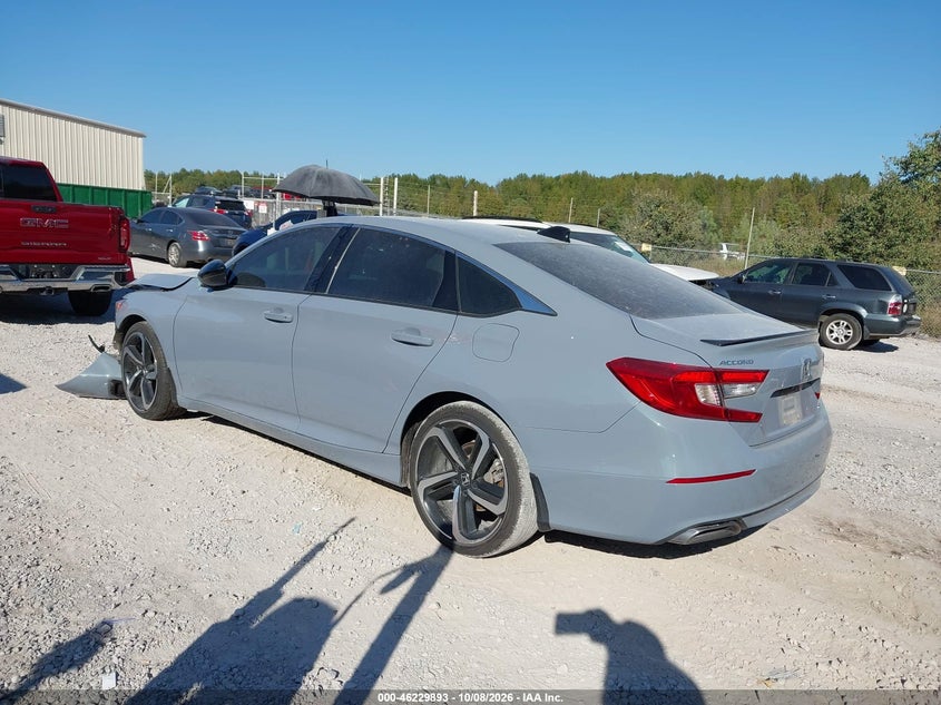 Vin: 1hgcv2f38na021595, lot: 46729881, honda accord sport 20223
