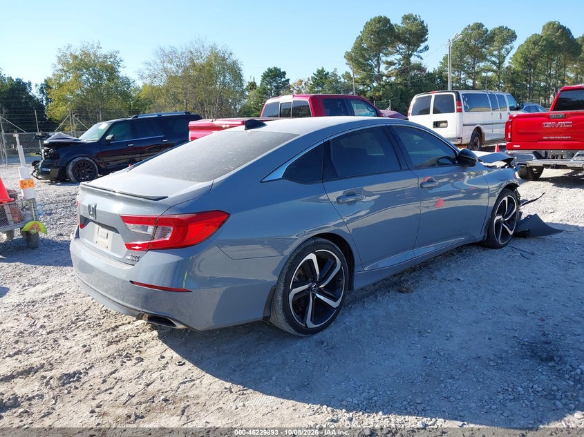 Vin: 1hgcv2f38na021595, lot: 46729881, honda accord sport 20224