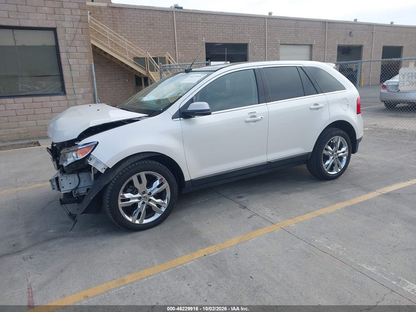 Vin: 2fmdk3kc8dbb82986, lot: 46729904, ford edge limited 20132
