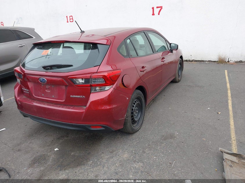 Vin: 4s3gtab61p3713110, lot: 46729952, subaru impreza base 5-door 20234