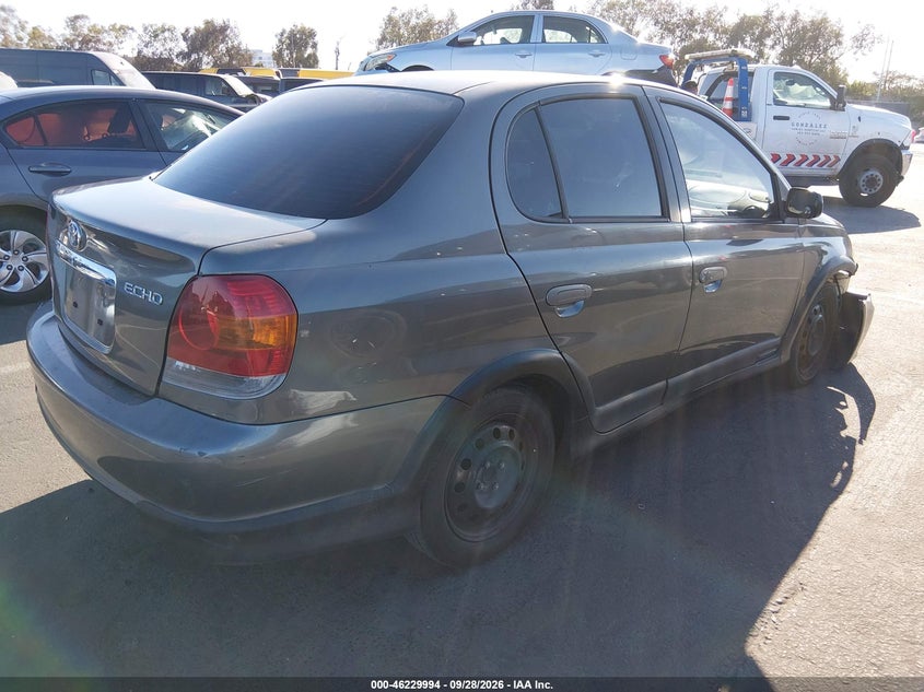TOYOTA ECHO 2005 VIN JTDBT123850366552