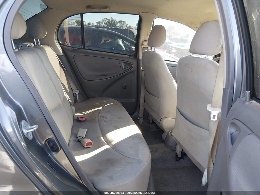 TOYOTA ECHO 2005 VIN JTDBT123850366552