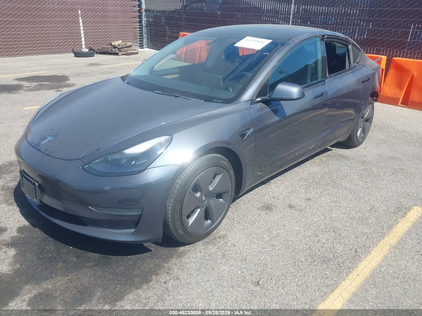 2023 Tesla Model 3 Rear-Wheel Drive, Удар сзади, IAAI, VIN 5YJ3E1EA4PF507114 — фото 2