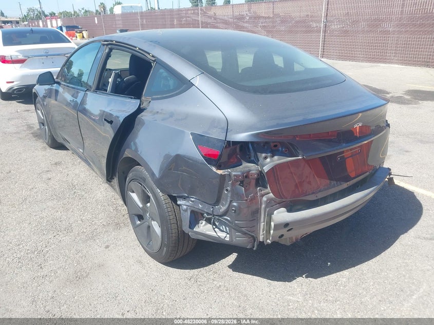 Vin: 5yj3e1ea4pf507114, lot: 46729995, tesla model 3 rear-wheel drive 20233