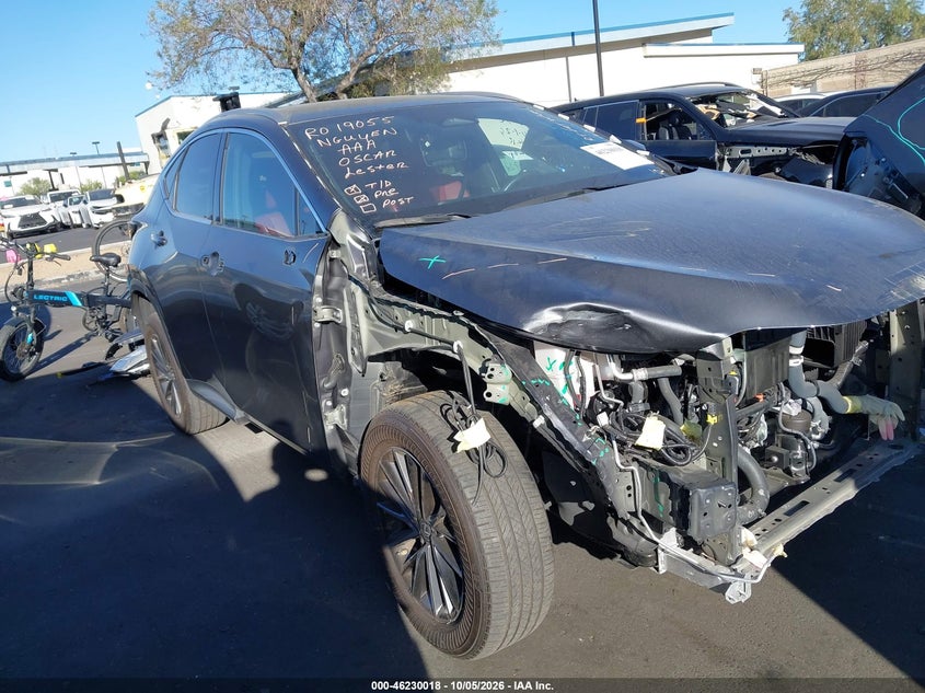 LEXUS NX 350 2022 VIN 2T2AGCEZ1NC015107