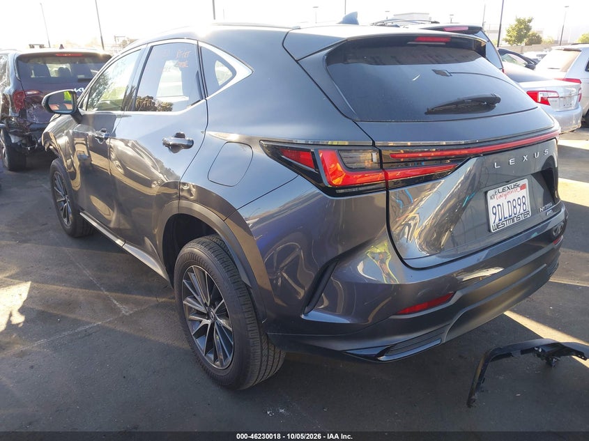 LEXUS NX 350 2022 VIN 2T2AGCEZ1NC015107
