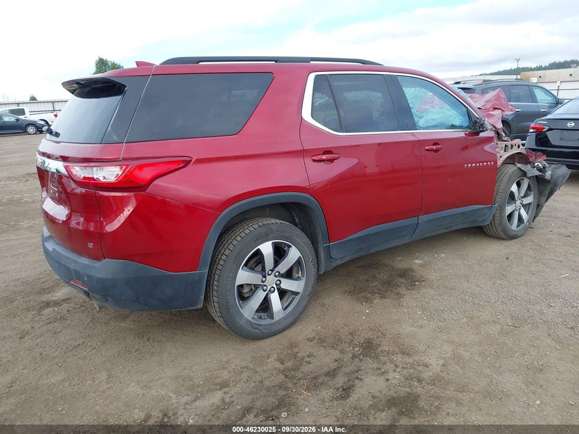 Vin: 1gnevhkw8lj290243, lot: 46730013, chevrolet traverse awd lt leather 20204