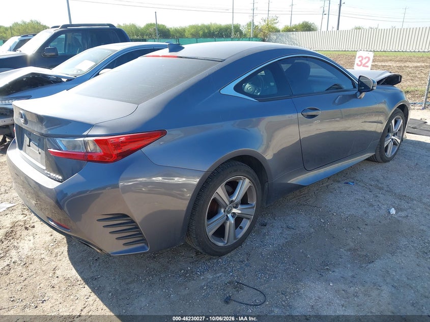 Vin: jthha5bc0g5003898, lot: 46730015, lexus rc 200t 20164