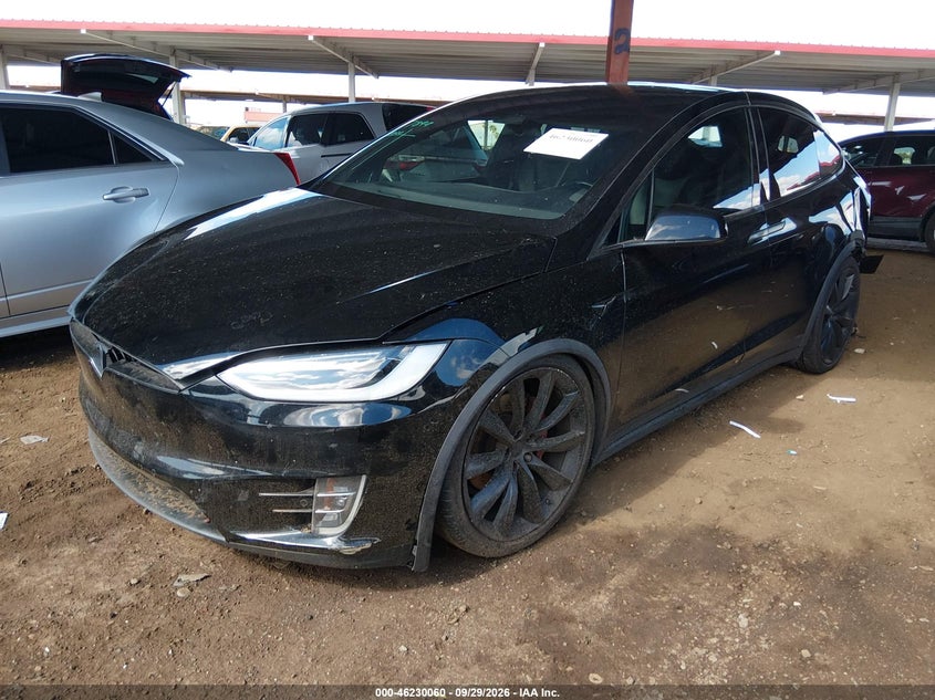 Vin: 5yjxcde49hf038123, lot: 46730048, tesla model x p100d 20172