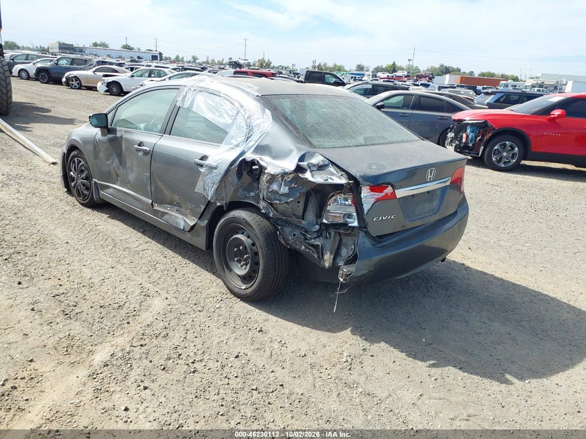 Vin: 2hgfa1f55ah541432, lot: 46730100, honda civic lx 20103