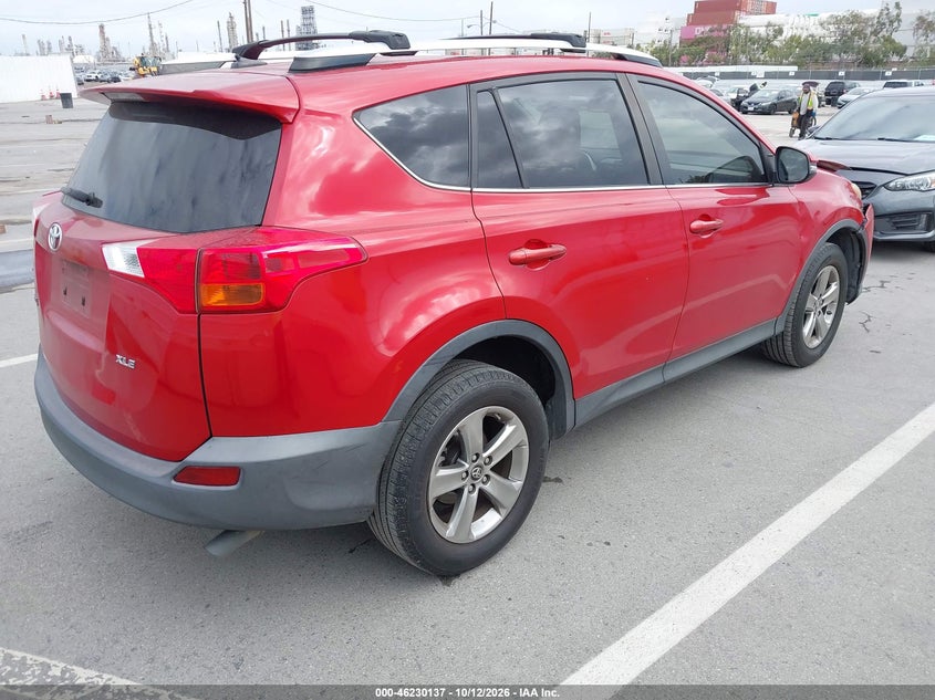 Vin: jtmwfrev7fd051921, lot: 46730125, toyota rav4 xle 20154