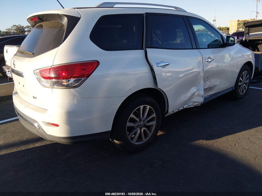 Vin: 5n1ar2mn9fc605956, lot: 46730181, nissan pathfinder sv 20154