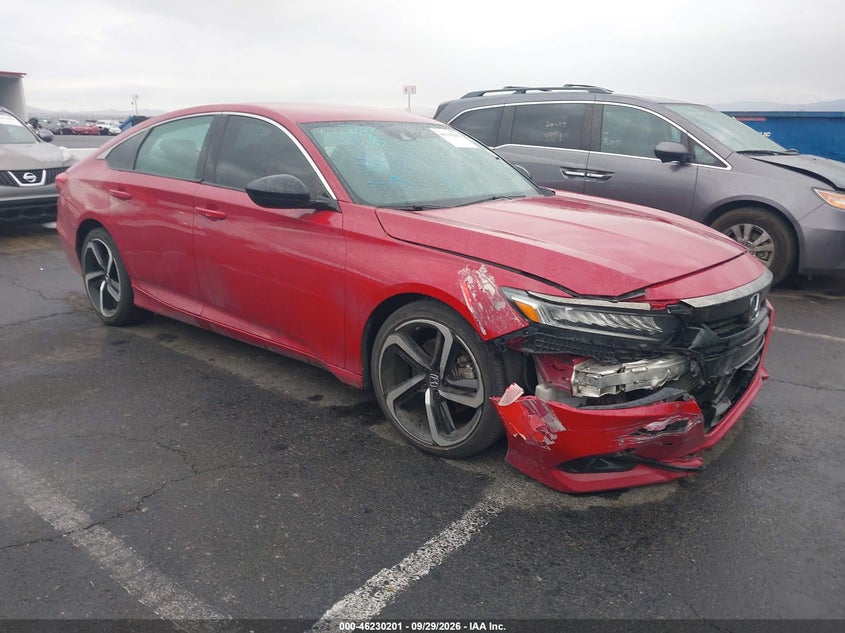 2021 HONDA ACCORD auction photo 1